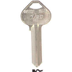 ILCO Russwin Nickel Plated File Cabinet Key RU46 / A1011D1 (10-Pack) AL4606501B