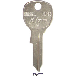 ILCO National Nickel Plated File Cabinet Key NA14 / 1069L (10-Pack)