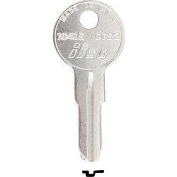 ILCO Chicago Nickel Plated File Cabinet Key CG22 / 1041E (10-Pack) AL2830229B