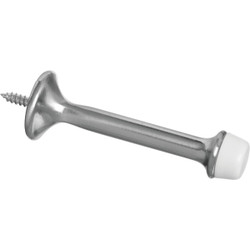 National Hardware 3 In. Satin Nickel Rigid Door Stop (2-Count) N325-464