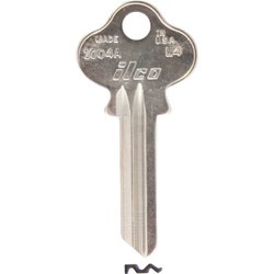 ILCO Lockwood Nickel Plated House Key, L4 / 1004A (10-Pack) AL4604900B