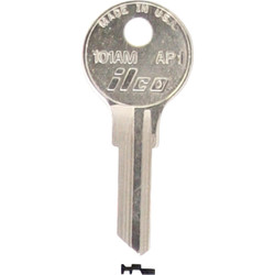 ILCO APS Nickel Plated File Cabinet Key AP1 / 101AM (10-Pack) AL2529612B