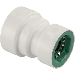 Orbit 3/4 In. x 1/2 In. PVC-Lock Coupling 34779