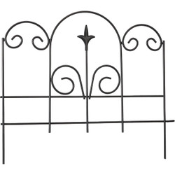 Panacea 16 In. H x 18 In. L Metal Decorative Border Fence 89382