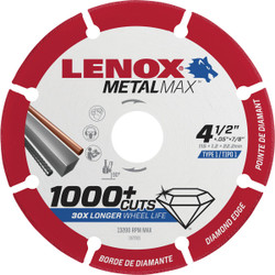 Lenox MetalMax 4-1/2 In. Segmented Rim Dry Cut Diamond Blade 1972921