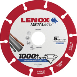 Lenox MetalMax 5 In. Segmented Rim Dry Cut Diamond Blade 1972922