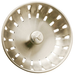 Do it Best Brushed Nickel Replacement Basket Strainer Cup with Fixed Post