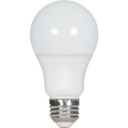 Satco 60W Equivalent Warm White A19 Medium LED Light Bulb (4-Pack) S39596
