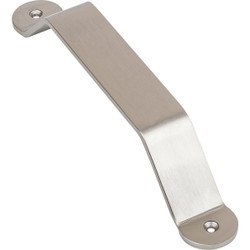 National 10 In. Satin Nickel Bar Barn Door Pull N187012