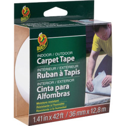 Duck 1.41 In. x 42 Ft. Indoor/Outdoor, Fiberglass Carpet Tape 286373