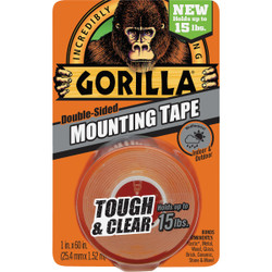 Gorilla 15lb Clr Mounting Tape 6065003