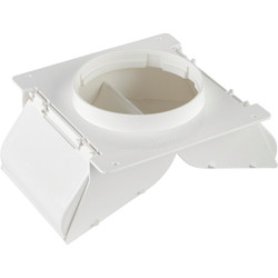 P-Tec Products 4 In. White Plastic No Pest Eave & Soffit Vent NPSEW