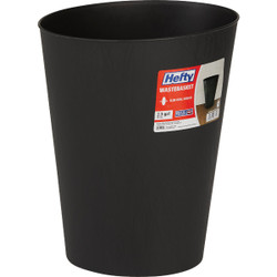 Hefty 2.3 Gal. Black Wastebasket HFT-672075-4