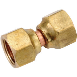 Anderson Metals 1/4 In. Brass Flare Swivel Union 754070-04 Pack of 5