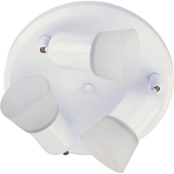 Home Impressions 5 Series 3-Bulb White Ceiling or Wall Light Fixture ICW53WH