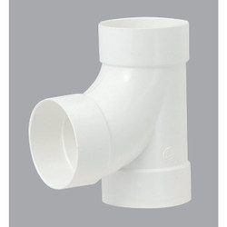 IPEX Canplas Sanitary Tee 6 In. PVC Sewer and Drain Tee 414126BC