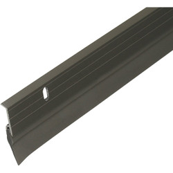 Do it Best 1-5/8 In. x 36 In. Bronze Aluminum & Vinyl Door Sweep B59/36HDB