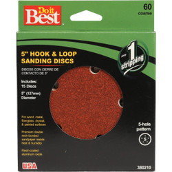 SIM Supply, Inc. 5" 60g Sanding Disc 380210GA