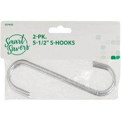 Smart Savers 5-1/2 In. Zinc Open S Hook (2-Pack) 227420 Pack of 12