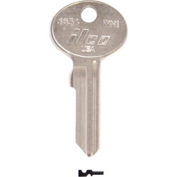 ILCO Wind Nickel Plated Mailbox Key, 1634 (10-Pack) AL00000582