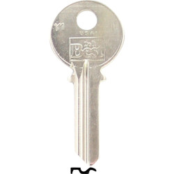 Do it Best Yale Nickel Plated House Key, Y1 / 999-Y1 DIB (10-Pack) AP99990905