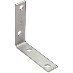 National Catalog V115 3 In. x 3/4 In. Zinc Steel Corner Brace (4-Count) N113456