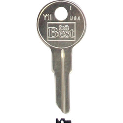 Do it Best Yale Nickel Plated House Key, Y11 / 1122 DIB (10-Pack) AP99990934