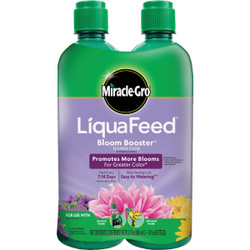 Miracle-Gro LiquaFeed Bloom Booster 16 Oz. Liquid Flower Food (2-Pack) 1004043