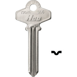 ILCO Schlage Nickel Plated House Key, SC6 / 1307A (10-Pack) AL3328100B
