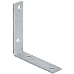 National Catalog 115 4 In. x 7/8 In. Galvanized Corner Brace N220202 Pack of 10