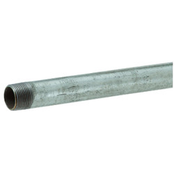 Southland 1/2 In. x 30 In. Carbon Steel Threaded Galvanized Pipe 563-300DB