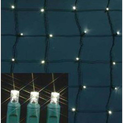 J Hofert Clear 70-Bulb M5 Twinkle LED 4 Ft. x 4 Ft. Net Light Set 2349-02T