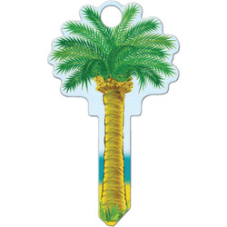 Lucky Line Palm Tree Design Decorative House Key, KW11  B112K Pack of 5