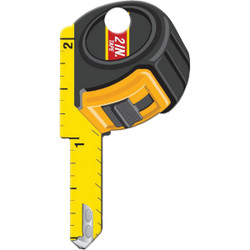 Lucky Line Tape Measure Design Decorative House Key, KW11  B126K Pack of 5