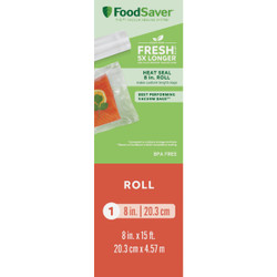 FoodSaver 8 In. x 15 Ft. Roll  Freezer Bag 2185539