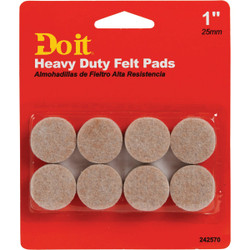 Do it Round Leveling 1 In. dia  Self Adhesive Furniture Glide, (8-Pack) 242570