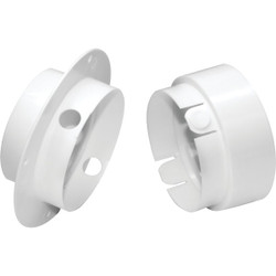 Dundas Jafine EZConnect 4 In. Plastic Dryer Duct Connector EZCNZW