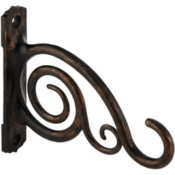 Panacea 6"scroll Bronze Bracket 85635