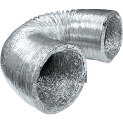 Lambro 4 In. x 8 Ft.  Clothes Dryer Transition Foil Flex Duct 498PL