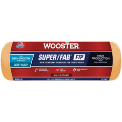 Wooster Super/Fab FTP 9 In. x 3/8 In. Knit Fabric Roller Cover RR923-9