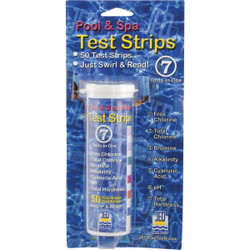 JED Pool and Spa 7 Tests-In-One Strips 50 Ct. 00-IT492-01