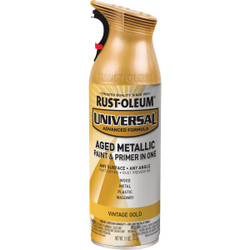 Rust-Oleum Universal 12 Oz. Metallic Vintage Gold Paint 342918