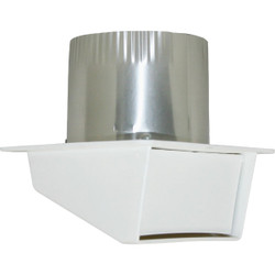 Builders Best 4 In. White Plastic Eave & Soffit Vent 111804