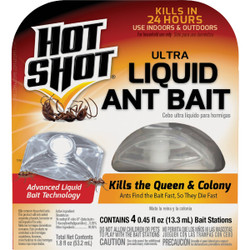 Hot Shot Ultra 3.6 Oz. Liquid Ant Bait Station (4-Pack) HG-95762