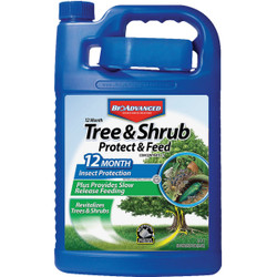 BioAdvanced 1 Gal. Concentrate Tree & Shrub Protect & Feed Insect Killer 701915A