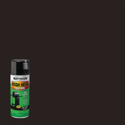 Rust-Oleum Semi-Gloss Ultra Black 12 Oz. High Heat Spray Paint 241169
