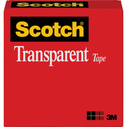 Scotch Transparent Tape Refill, 1/2 In. x 1296 In. 600-36