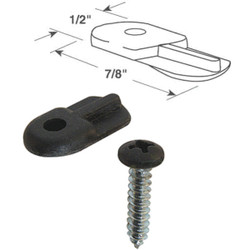 Prime-Line Black Turn Button Screen Clip (12-Pack) PL7906