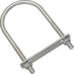 National Hardware 5/16 In. x 2-1/2 In. x 5 In. Zinc Round U Bolt Pack of 5