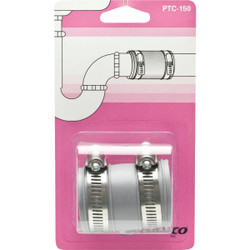 Fernco 1-1/2 In. or 1-1/4 In. Flexible Tubular PVC Drain Pipe Connector PTC-150
